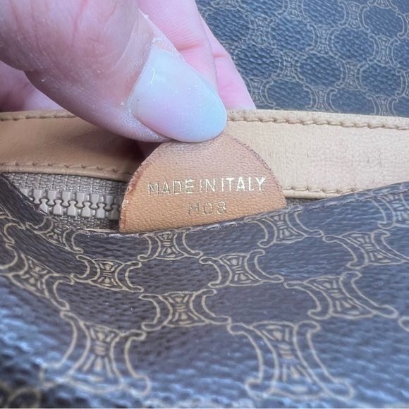 Celine Monogram Coated Canvas Crossbody - Picture 10 of 12